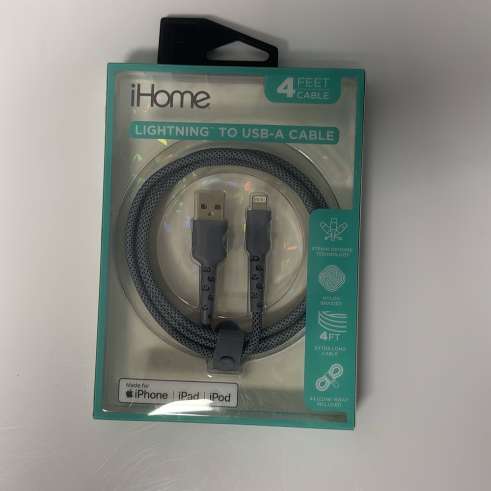 Ihome lightning to USB-A Cable
